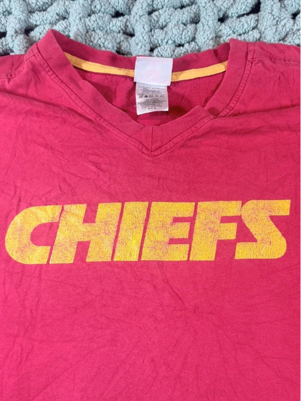 Kansas City Chiefs NFL V-Neck T-Shirt XL 1533